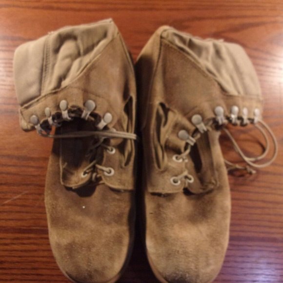 BELLEVILLE HOT WEATHER TAN MILITARY COMBAT BOOTS 390DES SIZE 9 REGULAR SI391 main image 8